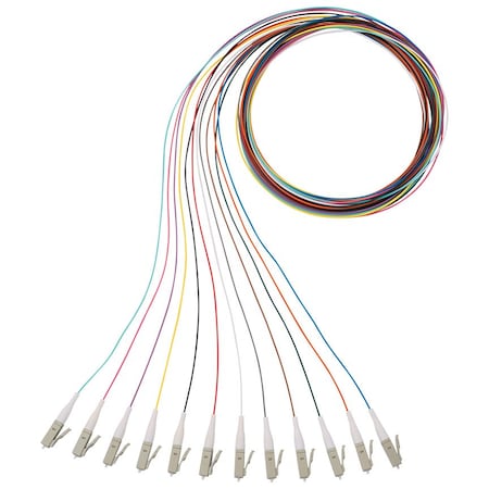 Panduit 1-Fiber Om3 Lc To Pigtail, 90 Degree Bend Tig (10 Pack), 10PK NKFPX1BN1NKM001